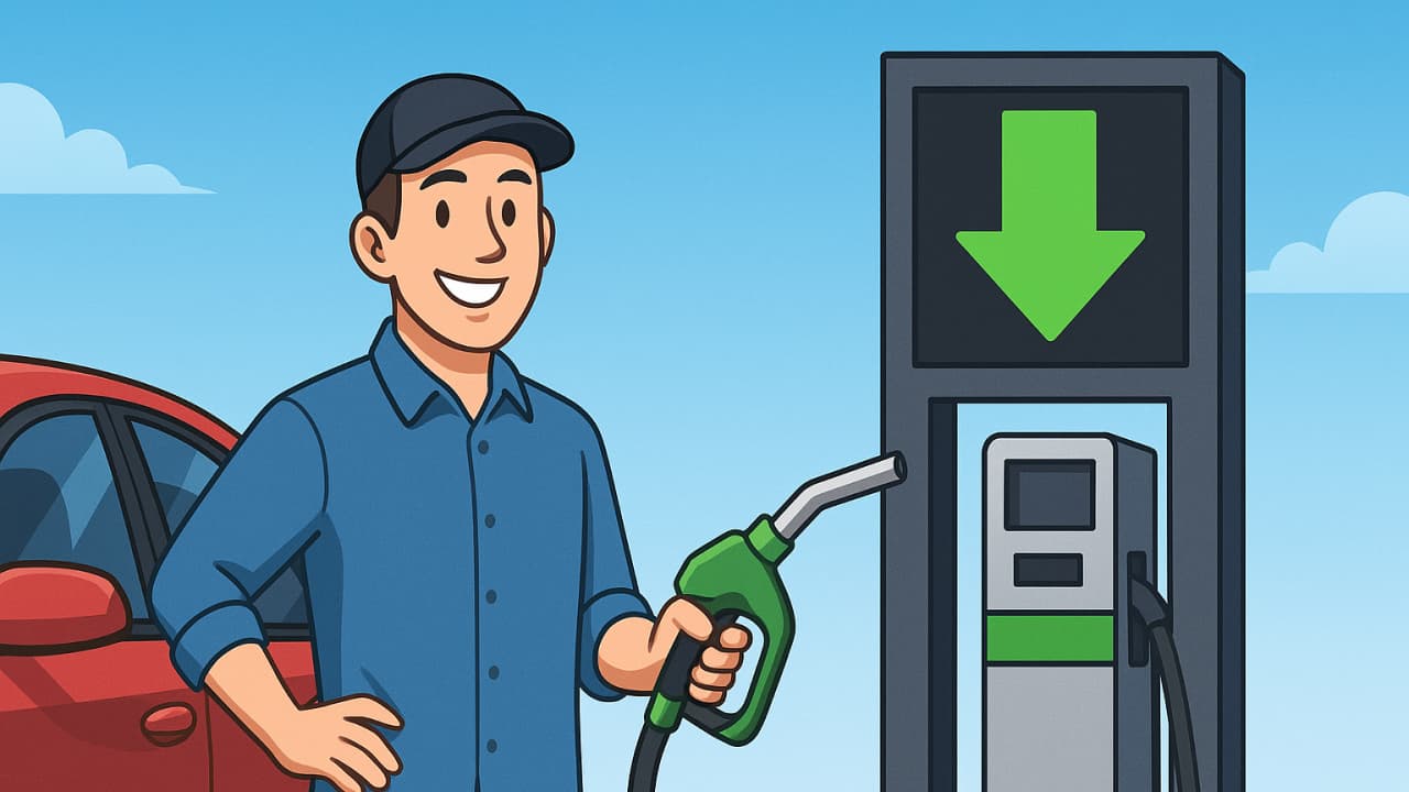 tarif bensin turun